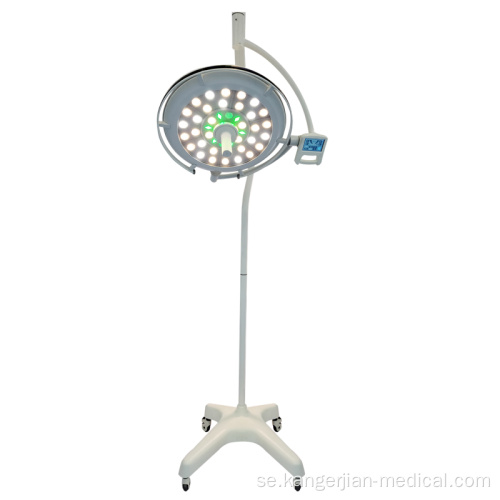 LED500 LED -takmonterad kirurgisk skugglös driftslampa med en armhuvud för operationssalen
